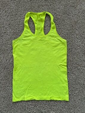 Lululemon Swiftly Tech Racerback Tank – Neon Yellow – Size 6